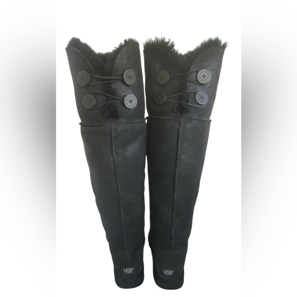 UGG Black Over the Knee Boots - Picture 1 of 15